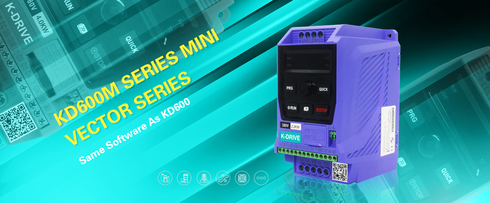 KD600M mini frequency inverter